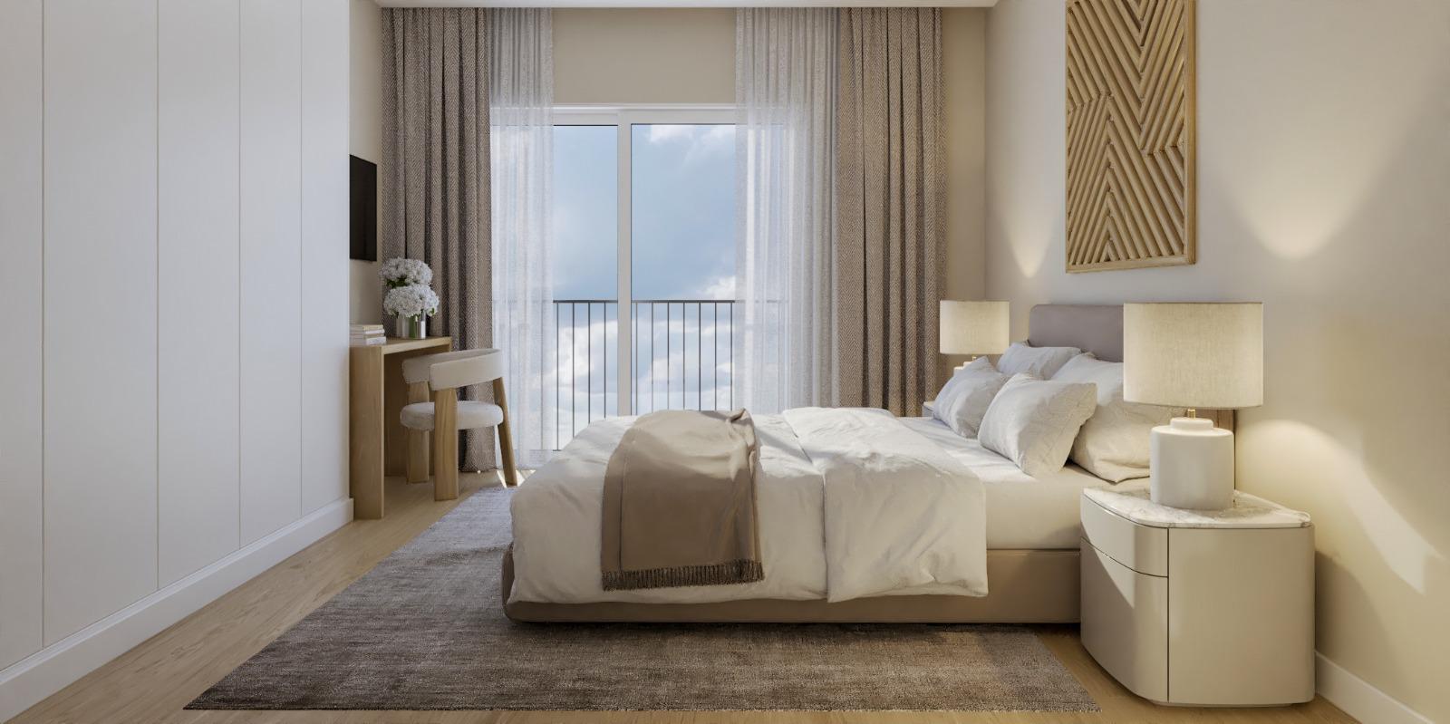 Quarto com marquise